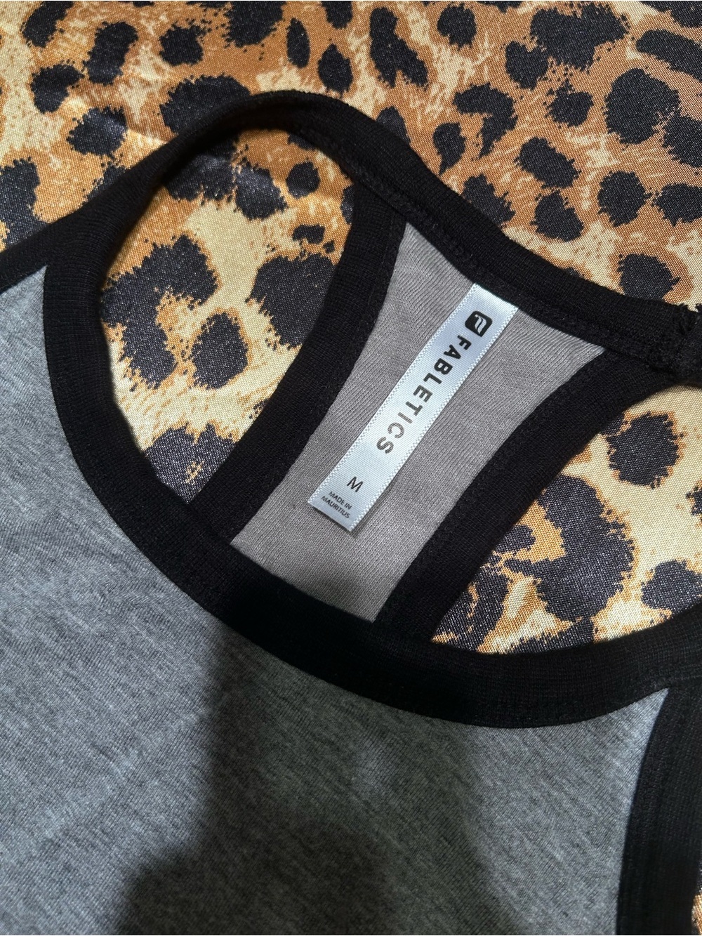 Fabletics Grey Ruched Side Racerback Tank Dress - Picture 3 of 6